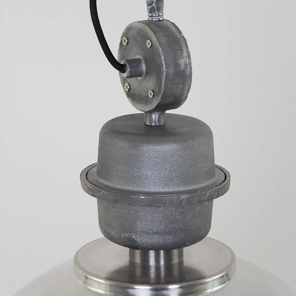 Pendelleuchte Bikkel - Stahl - 1-flammig - Silber - Image 5