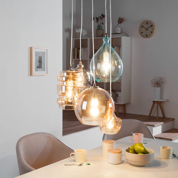 Pendelleuchte Brooklyn II - Metall / Glas - 5-flammig - Image 4