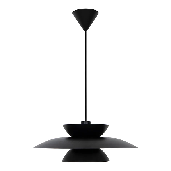 Pendelleuchte Carmen - Aluminium - Schwarz - 1-flammig - Image 4