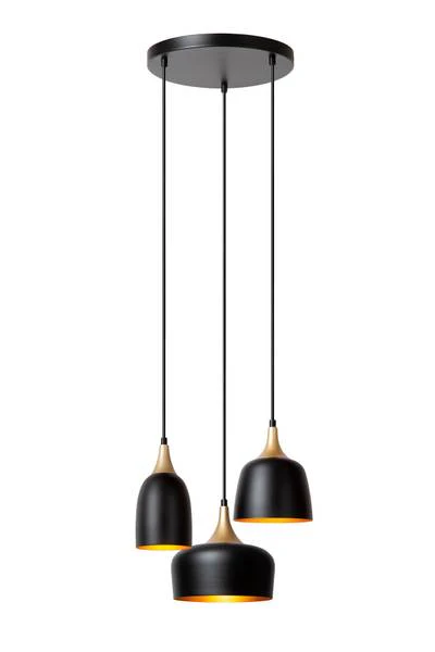 Pendelleuchte Chayanne - Metall - Schwarz - Image 3