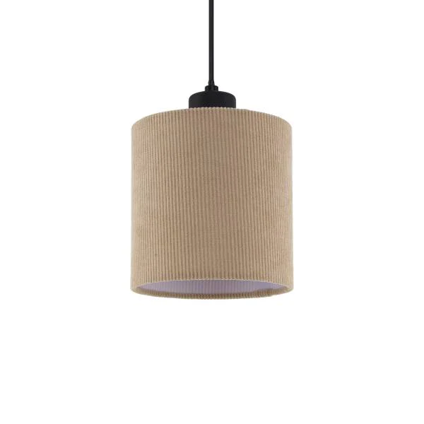 Pendelleuchte Coning - Gusseisen / Samt - Hellbraun - 3-flammig - Image 7