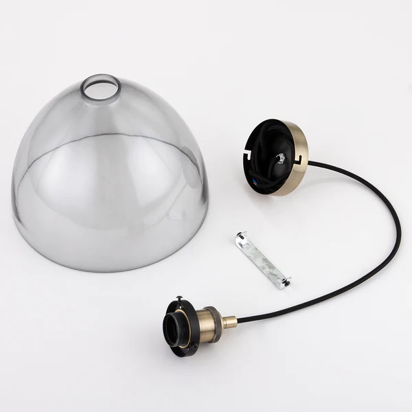 Pendelleuchte Cuzy - Rauchglas / Metall - 1-flammig - Image 8