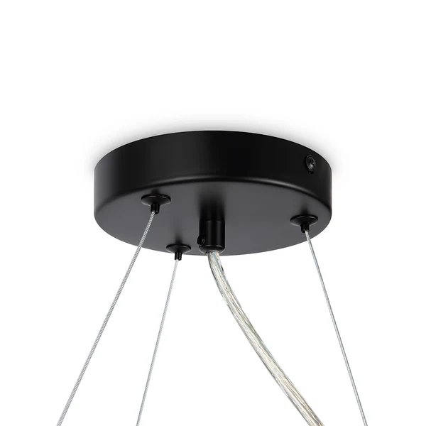 Pendelleuchte Dallas Typ H - Rauchglas / Mischmetall - 11-flammig - Image 6