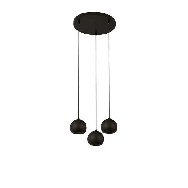 Pendelleuchte Eindhoven - Schwarz - Stahl - 39 x 11 x 39 cm - Image 2