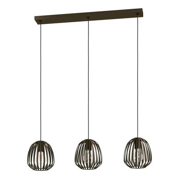 Pendelleuchte Espinal Typ B - Stahl - Bronze - 3-flammig - Image 5