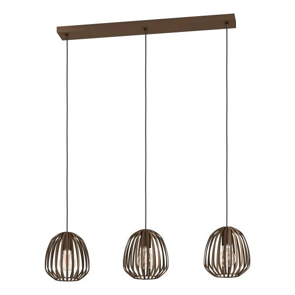 Pendelleuchte Espinal Typ B - Stahl - Bronze - 3-flammig - Image 6
