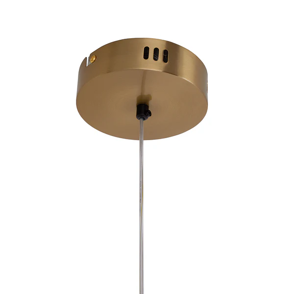 Pendelleuchte EXEMLAR Smoky - Rauchglas / Aluminium - 1-flammig - Image 9