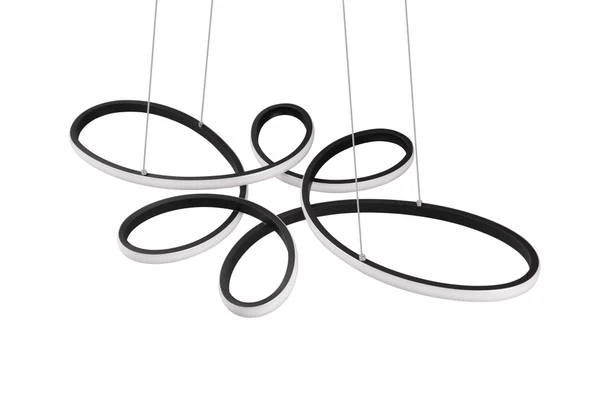 Pendelleuchte Fly - Eisen - Schwarz - Image 10