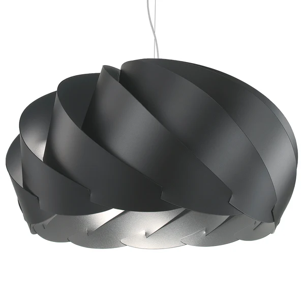 Pendelleuchte Globe - Schwarz - Höhe: 35 cm