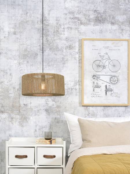 Pendelleuchte Iguazu Typ A - Beige - Jute - 50 x 22 x 50 cm - Image 6