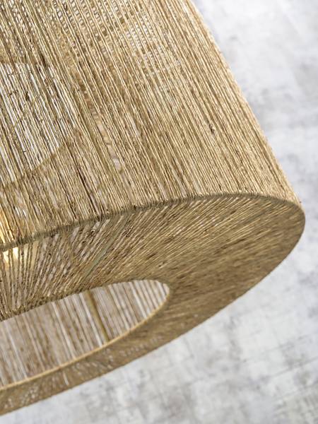 Pendelleuchte Iguazu Typ A - Beige - Jute - 50 x 22 x 50 cm - Image 9