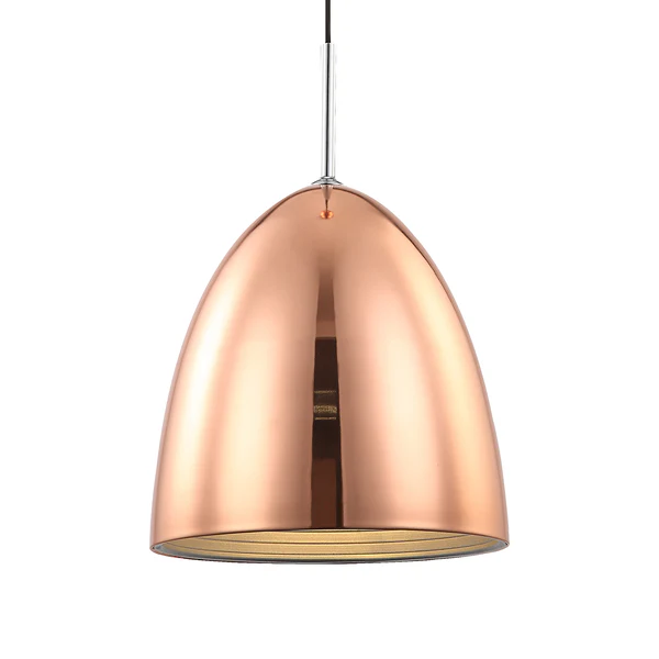 Pendelleuchte Jackson - Aluminium - 1-flammig - Kupfer