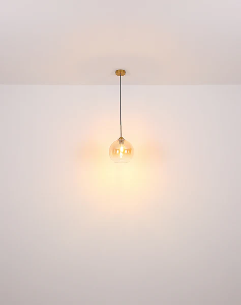 Pendelleuchte Jamessa - Farbglas / Eisen - 1-flammig - Flammenanzahl: 1 - Image 4