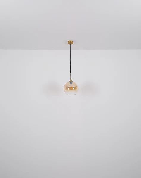 Pendelleuchte Jamessa - Farbglas / Eisen - 1-flammig - Flammenanzahl: 1 - Image 5