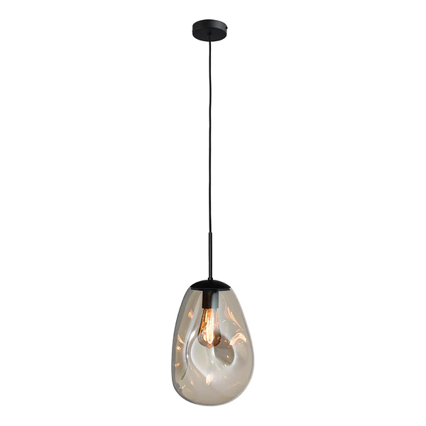 Pendelleuchte Lava - Stahl, pulverbeschichtet / Glas - 1-flammig - Image 3