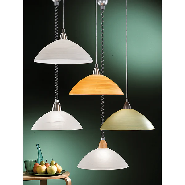 Pendelleuchte Lord - Kunststoff / Glas - 1 -flammig - Braun - Image 2