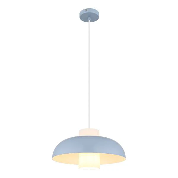 Pendelleuchte Lowe - Eisen - 1-flammig - Blau - Image 3