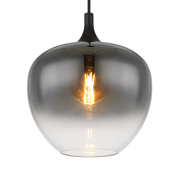 Pendelleuchte Maxy Typ B - Farbglas / Eisen - Durchmesser: 29 cm