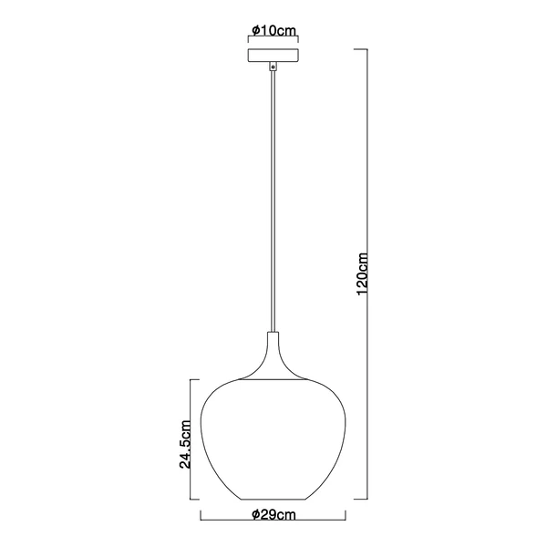 Pendelleuchte Maxy Typ B - Farbglas / Eisen - Durchmesser: 29 cm - Image 9