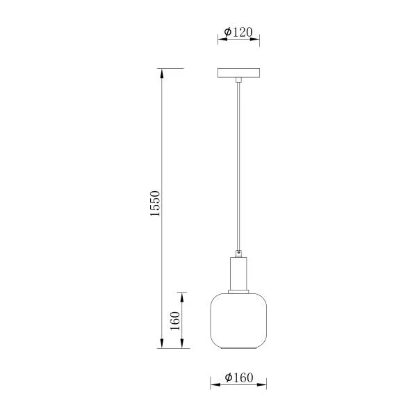 Pendelleuchte MOME 1-flammig - Rauchglas / Eisen - Schwarz - Image 11