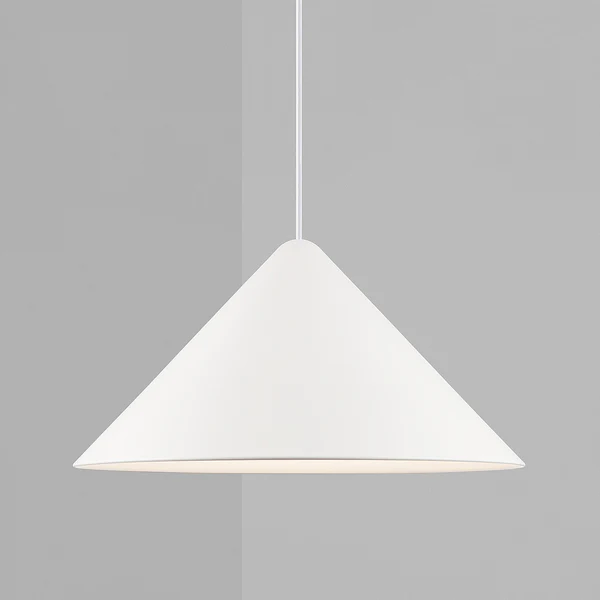 Pendelleuchte Nono I - Stahl / Kunststoff - 1-flammig - Weiß - Weiß - Image 3