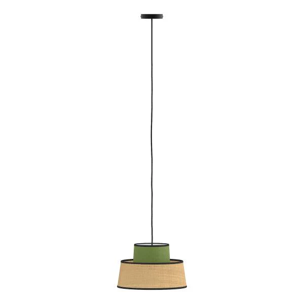 Pendelleuchte OKO Typ A - Rattan / Textil - 1-flammig - Image 12
