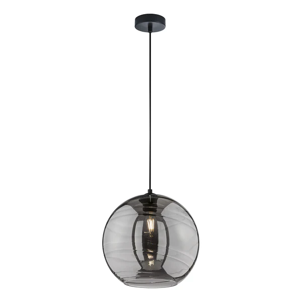 Pendelleuchte Opie II - Rauchglas / Eisen - 1-flammig - Image 4