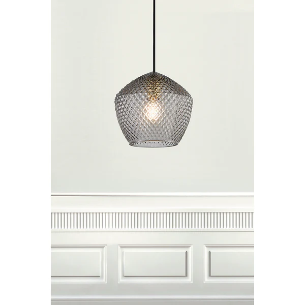 Pendelleuchte Orbiform I - Rauchglas / Stahl - 1-flammig - Image 3