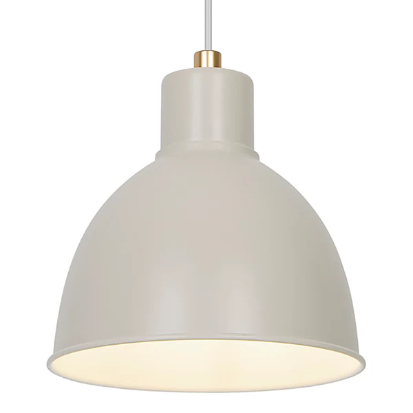 Pendelleuchte Pop - Aluminium - 1-flammig - Beige