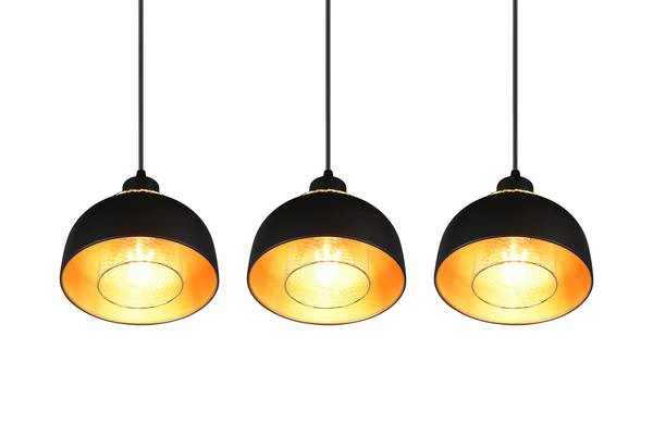 Pendelleuchte Punch 3-flammig - Eisen - Schwarz - Image 10