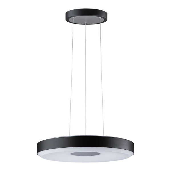Pendelleuchte Puric Pane Wire ZB Rund - Aluminium - Schwarz - 1-flammig - Image 4