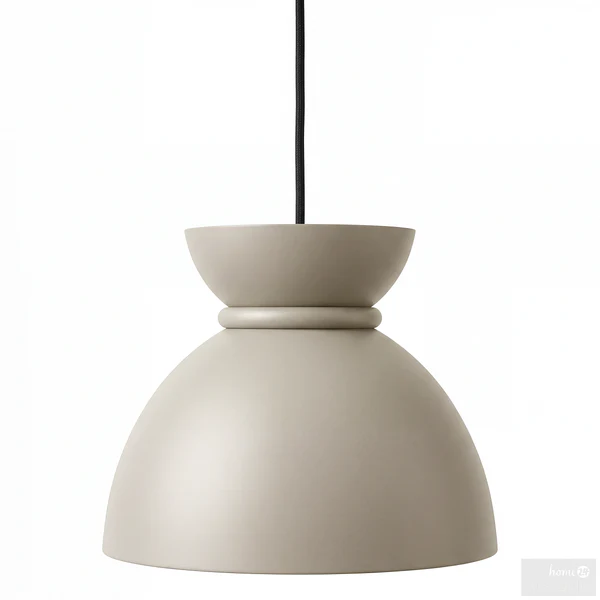 Pendelleuchte Quora - Eisen / Opalglas - 1-flammig - Creme - Image 8