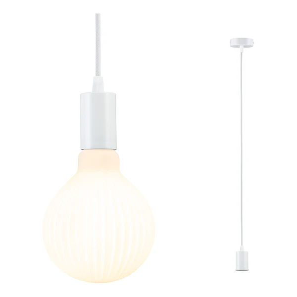 Pendelleuchte Ravi - Aluminium -1-flammig - Weiß - Image 4