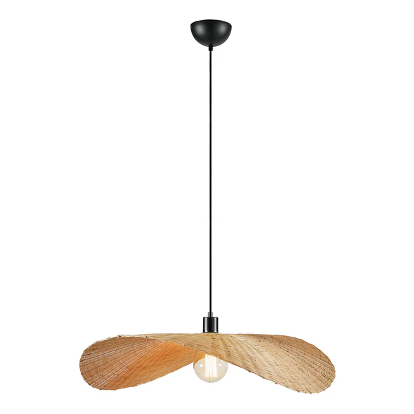 Pendelleuchte Rayo - Eisen / Bambus - 1-flammig - Beige - Image 5