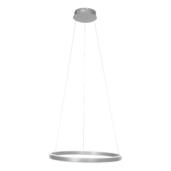 Pendelleuchte Ringlux Typ A - Silber - Aluminium - 60 x 150 x 60 cm - Image 2