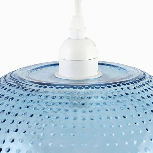 Pendelleuchte Rita - Glas / Eisen - 1-flammig - Blau - Image 4