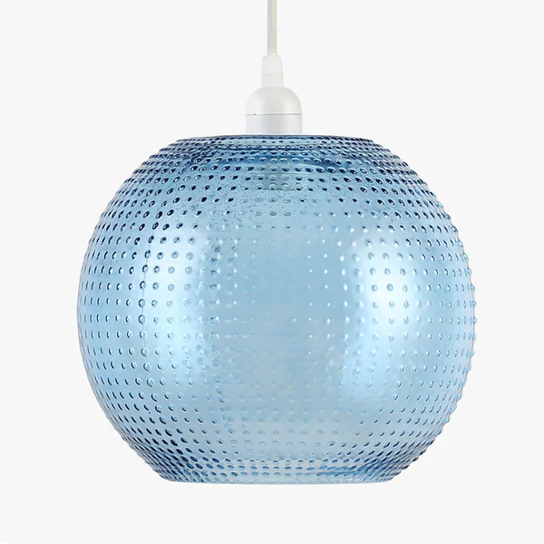 Pendelleuchte Rita - Glas / Eisen - 1-flammig - Blau - Image 5