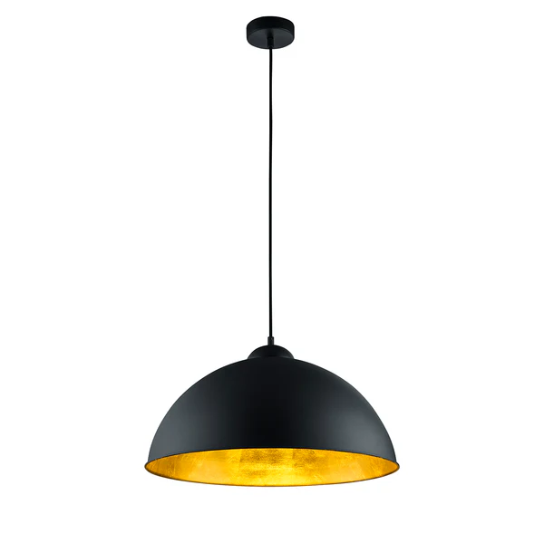 Pendelleuchte Romino II - Metall - 1-flammig - Schwarz / Gold - Image 2