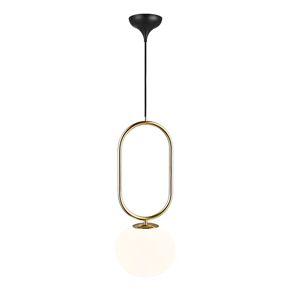 Pendelleuchte Shapes - Metall / Opalglas - 1-flammig - Image 9
