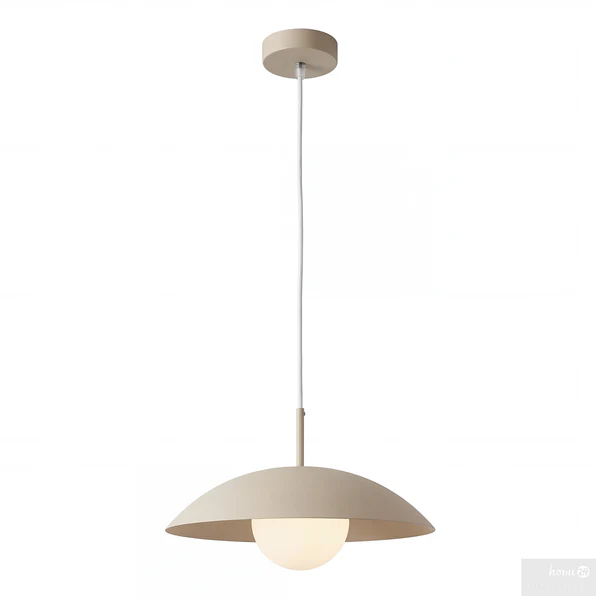 Pendelleuchte Suma - Eisen / Opalglas - 1-flammig - Creme - Image 5
