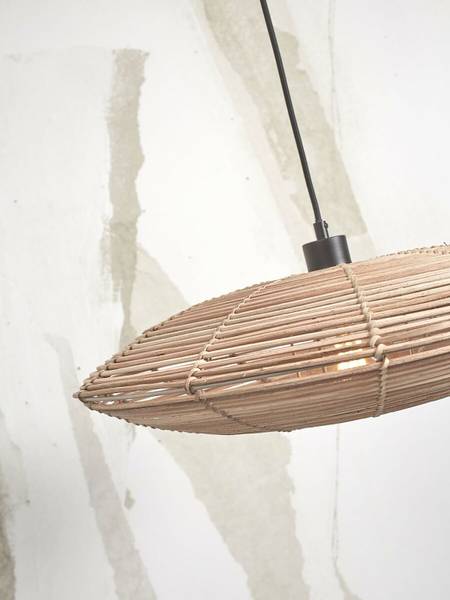 Pendelleuchte Tanami Typ A - Beige - Eisen - Rattan - 55 x 14 x 55 cm - Image 11