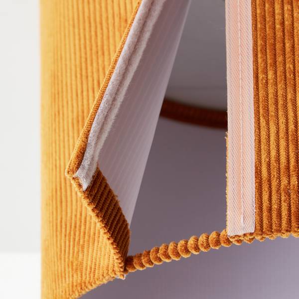 Pendelleuchte Tony - Eisen / Cordstoff - Orange - Flammenanzahl: 1 - Image 10