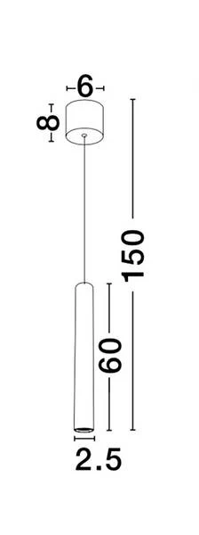 Pendelleuchte Ultrathin - Aluminium - Weiß - Image 2
