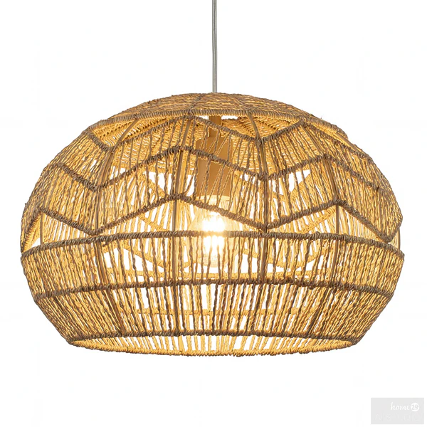 Pendelleuchte Xenol - Naturfaser / Eisen - 1-flammig - Image 7