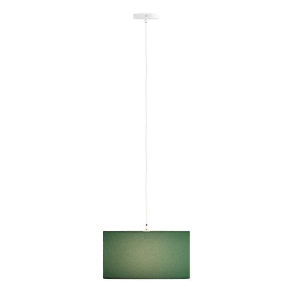 Pendelleuchte YARO - Eisen / Textil - 1-flammig - Grün - Durchmesser: 40 cm - Image 7