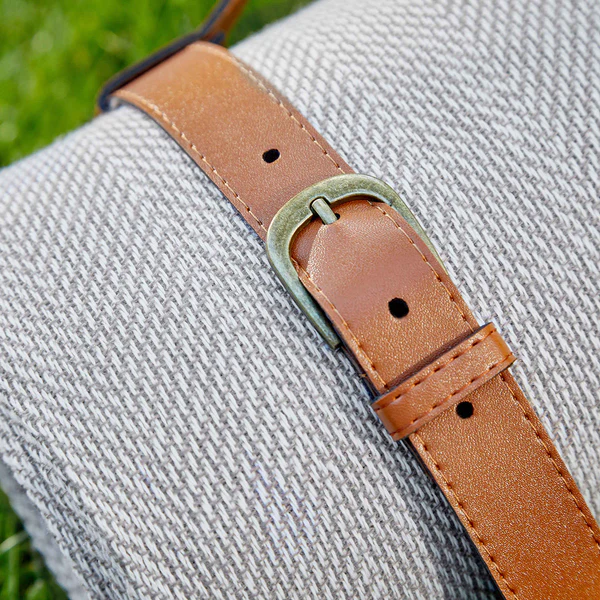 Picknickdecke WANDERLUST - Polyacryl / Polyester - Taupe - Image 4