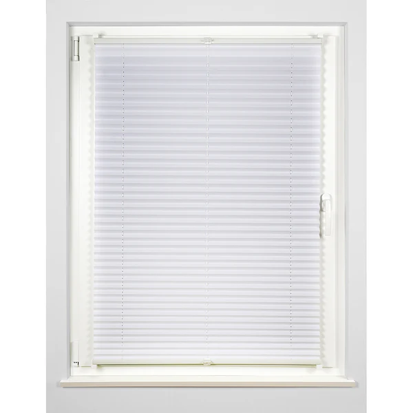 Plissee Klemmfix Ally - Polyester - Weiß - 60 x 130 cm - Image 5