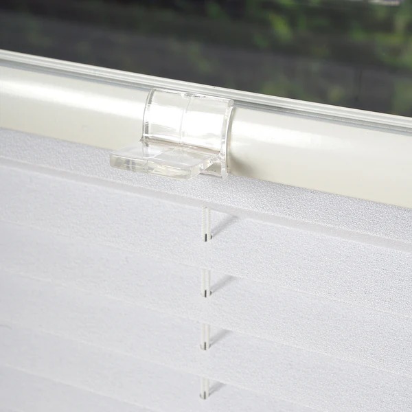 Plissee Klemmfix Ally - Polyester - Weiß - 60 x 130 cm - Image 6