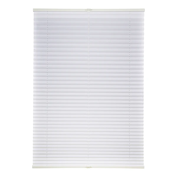 Plissee Klemmfix free - Polyester / Aluminium - Weiß - 70 x 130 cm