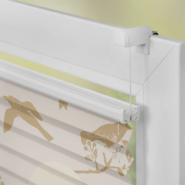 Plissee Klemmfix Moon Birds - Polyester - Beige - 45 x 130 cm - Image 4
